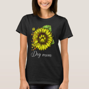 Best Dog Mum Ever Sunflower Mother's Day For Cat T-Shirt