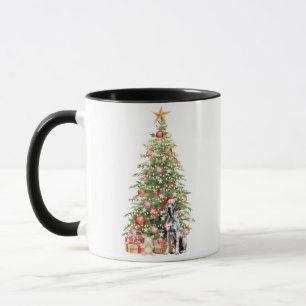 Best Dog Mum Ever Watercolor Christmas Great Dane Mug