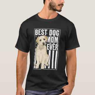 Best Dog Mum Ever Yellow Labrador Retriever T-Shirt