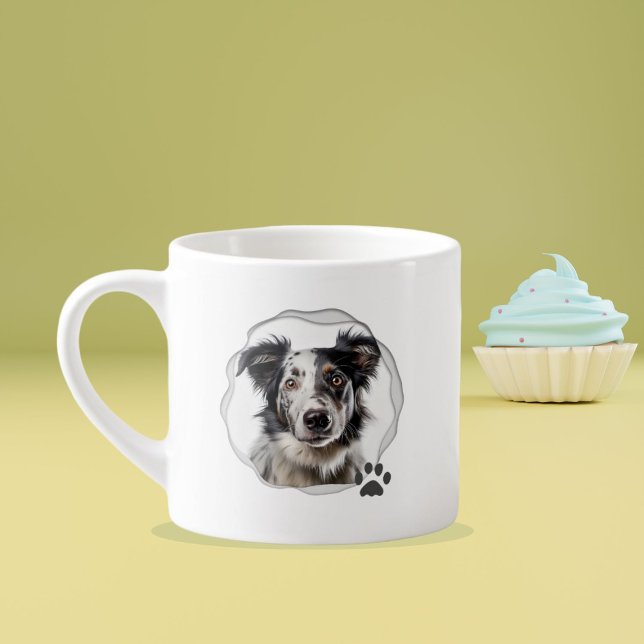 Best Dog Mum One Photo Espresso Cup (Creator Uploaded)