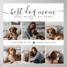 Best Dog Mum: Personalised Dog Photo Mother's Day