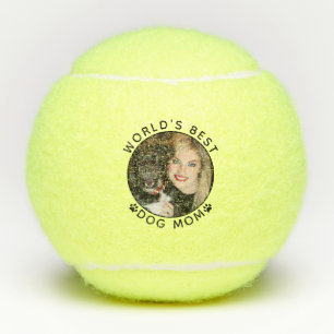 Best Dog Mum Personalised Photo Tennis Balls