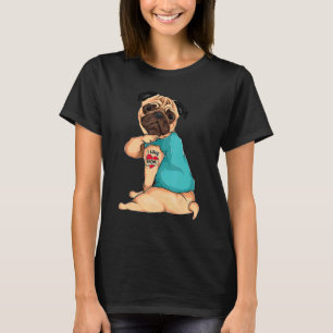 Best Dog Mum Pug Dad Cute Birthday Workout Graphi T-Shirt