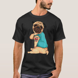 Best Dog Mum Pug Dad Cute Birthday Workout Graphi T-Shirt