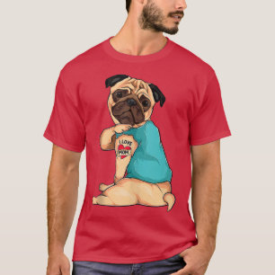 Best Dog Mum Pug Dad Cute Funny Birthday Workout G T-Shirt