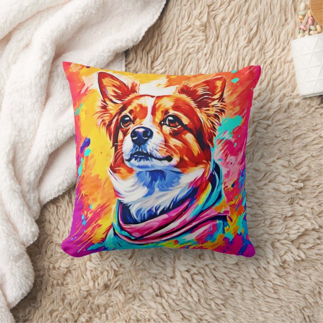 Best Dog Pet Paint Art Cushion (Blanket)