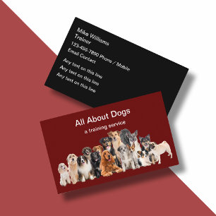 Best Dog Trainer New Business Cards