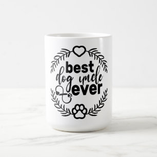 Best Dog Uncle Ever Style Cool Bday Gift for Dog Coffee Mug
