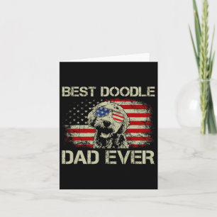 Best Doodle Dad Ever Goldendoodle 4th Of July Gift Card