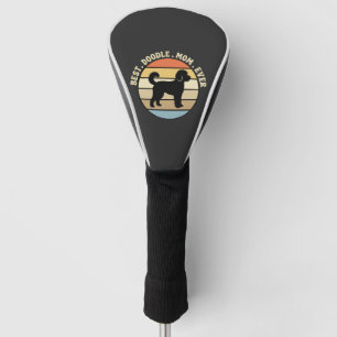 Best Doodle Mum Ever Retro Dog Golf Head Cover