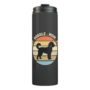 Best Doodle Mum Ever Retro Dog Thermal Tumbler