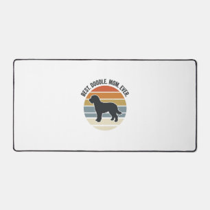 Best Doodle Mum Ever Vintage Dog Mum Design_1 Desk Mat