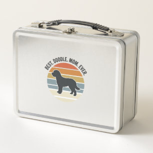 Best Doodle Mum Ever Vintage Dog Mum Design_1 Metal Lunch Box