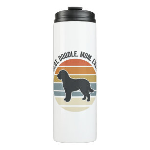 Best Doodle Mum Ever Vintage Dog Mum Design_1 Thermal Tumbler