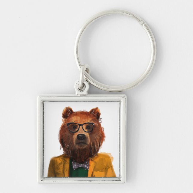 Best Dressed Bear Key Ring (Front)