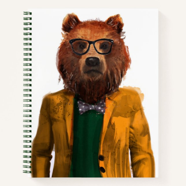 Best Dressed Bear Notebook (Front)