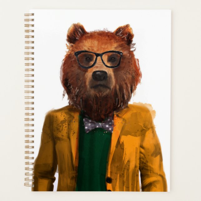 Best Dressed Bear Planner (Front)
