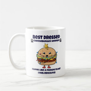 Best dressed cheeseburger winner feels silly   coffee mug