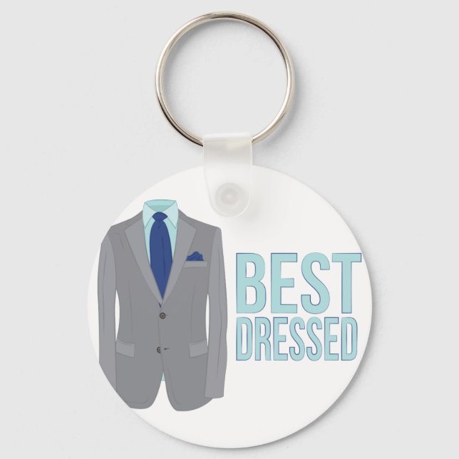 Best Dressed Key Ring (Front)