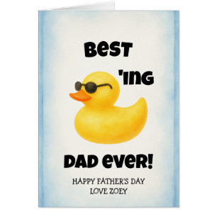 Best Ducking Dad Ever Father's Day Card
