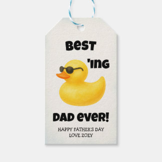 Best Ducking Dad Ever | Father's Day Gift Tags