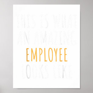 Best Employee Appreciation Thank You End Of Year C Poster