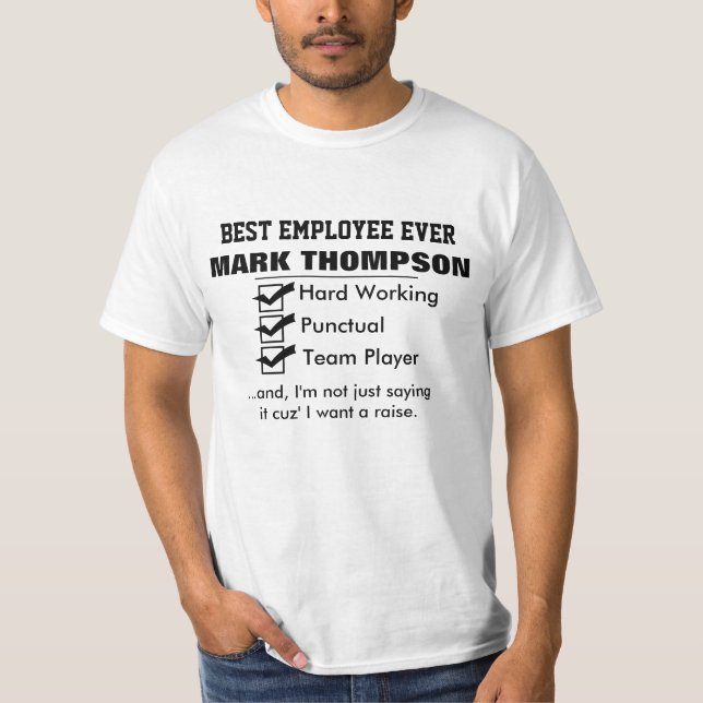 Best Employee Ever Tshirt (Front)