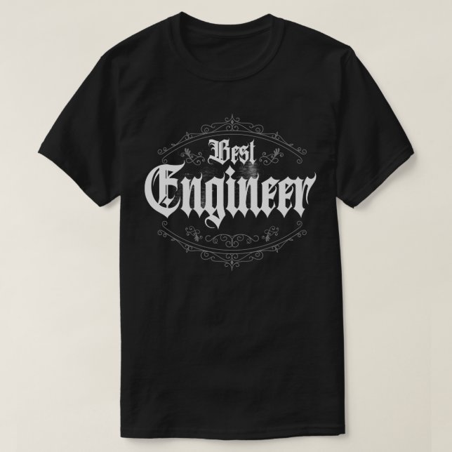 Best Engineer Classic T-Shirt (Design Front)