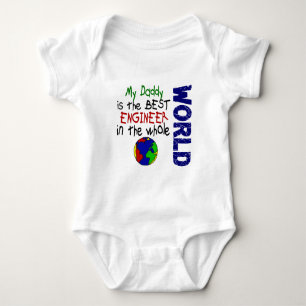 Best Engineer In World 2 (Daddy) Baby Bodysuit
