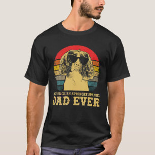 Best English Springer Spaniel Dad Ever Dog Lovers T-Shirt