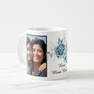 Best Ever 2 Photo Keepsake Mothers Day Mom Gift Coffee Mug