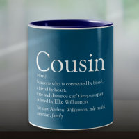 Best Ever Cousin Definition Quote Blue