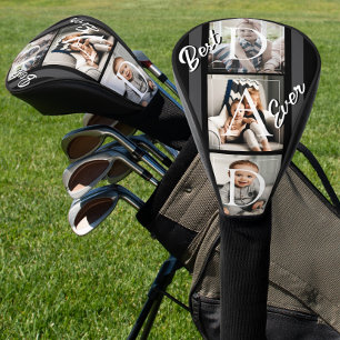 Best Ever Dad 3 Photo Golf Head Cover