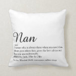 Best Ever Grandma, Grandmother Definition Script Cushion<br><div class="desc">Personalise for your special Grandma,  Grandmother,  Granny,  Nan,  Nanny or Abuela to create a unique gift for birthdays,  Christmas,  mother's day or any day you want to show how much she means to you. A perfect way to show her how amazing she is every day. Designed by Thisisnotme©</div>