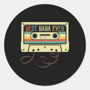 Best Ever Grandpa Father's Day Fanny Dad  Classic Round Sticker