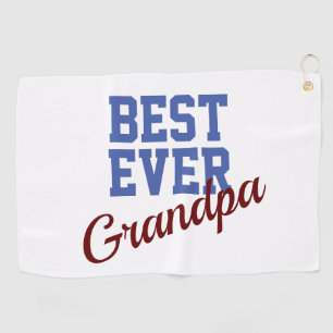 Best Ever Grandpa Golf Towel