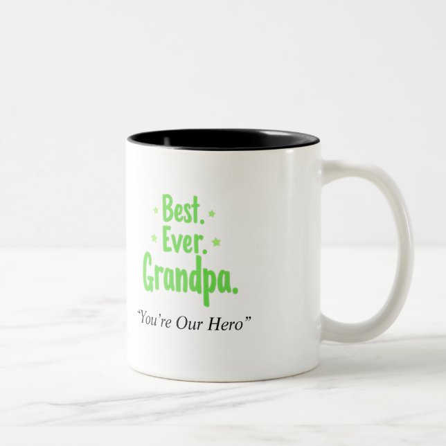 Best Ever Grandpa Mug – Funny Father’s Day Gift (Right)