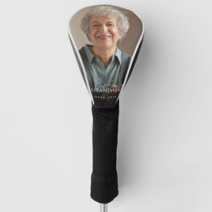 Best Ever Grandpa Since 20XX Simple Elegant Photo Golf Head Cover