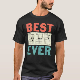 Best Ever Guitar Playing Dad Guitar Player T-Shirt