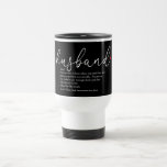 Best Ever Husband Definition Script Red Heart Travel Mug<br><div class="desc">Personalise for your special husband to create a unique gift for birthdays,  anniversaries,  weddings,  Christmas or any day you want to show how much he means to you. A perfect way to show him how amazing he is every day. Designed by Thisisnotme©</div>