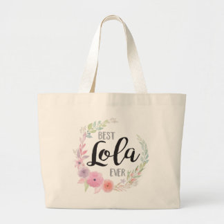 Best Ever Lola Large Tote Bag