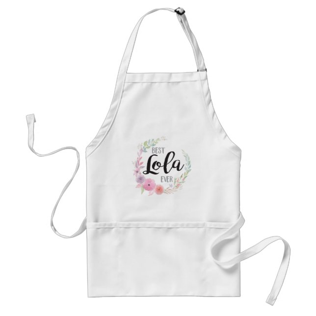 Best Ever Lola Standard Apron (Front)