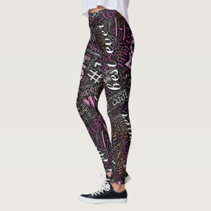 Best Ever Mum Word Cloud ID262 Leggings