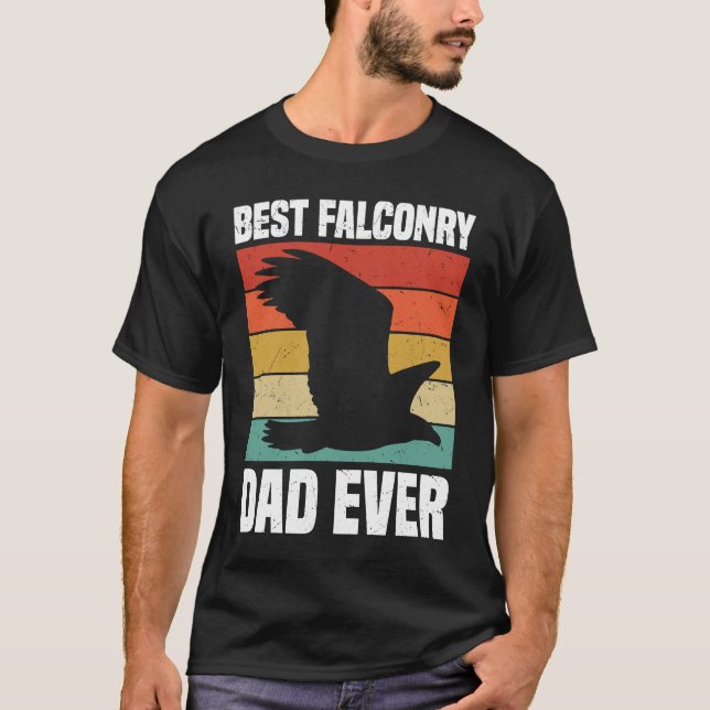 Best Falconry Dad Ever T-Shirt (Front)