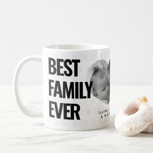 Best Family Photo Collage and Custom Text Coffee Mug