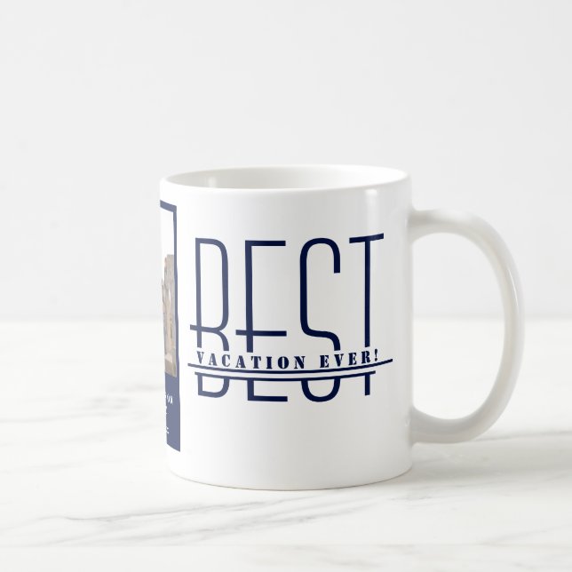 Best Family Vacation Photo Coffee Mug (Right)