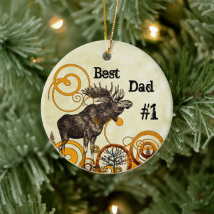 Best Father Award Ornaments