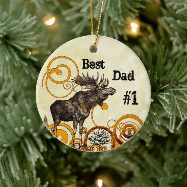 Best Father Award Ornaments (Tree)