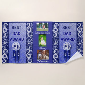 Best Father Beach Towel