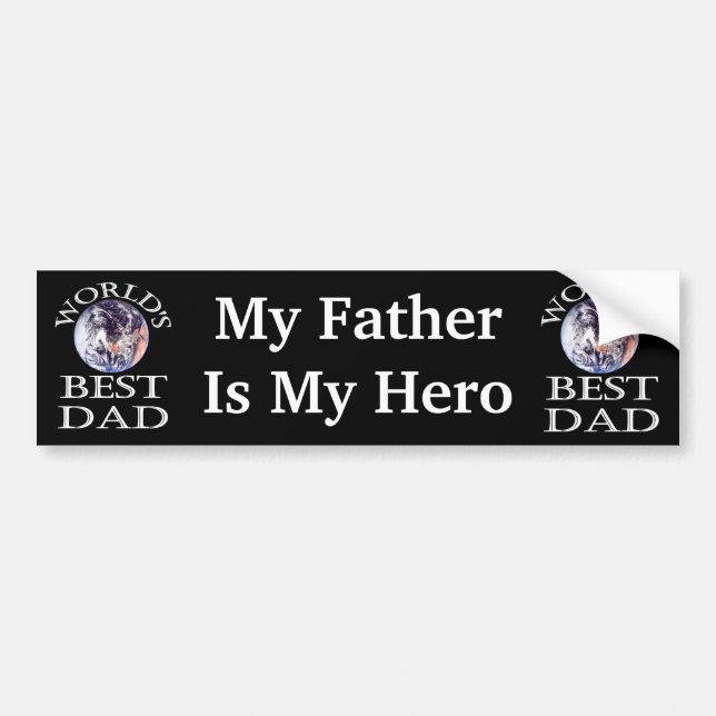 Best Father Bumper Sticker (Front)